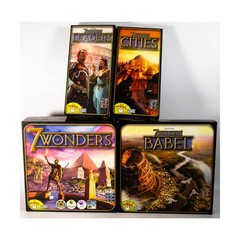 Repos Board Games 7 Wonders Collection #42 – Base + 4 Expansions! Fair/EX