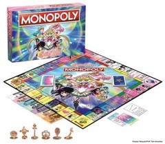 Sailor Moon MONOPOLY Age=8+ 2-6 PLAYERS 60+ MINUTES + FREE DVD