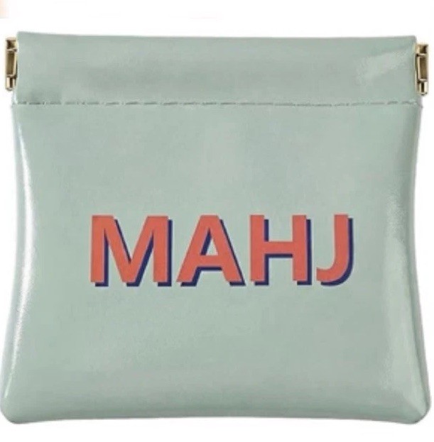Sunnymove® American Mahjong Dice Bag Squeeze Pouch Mahjong Coins Money WITH DICE