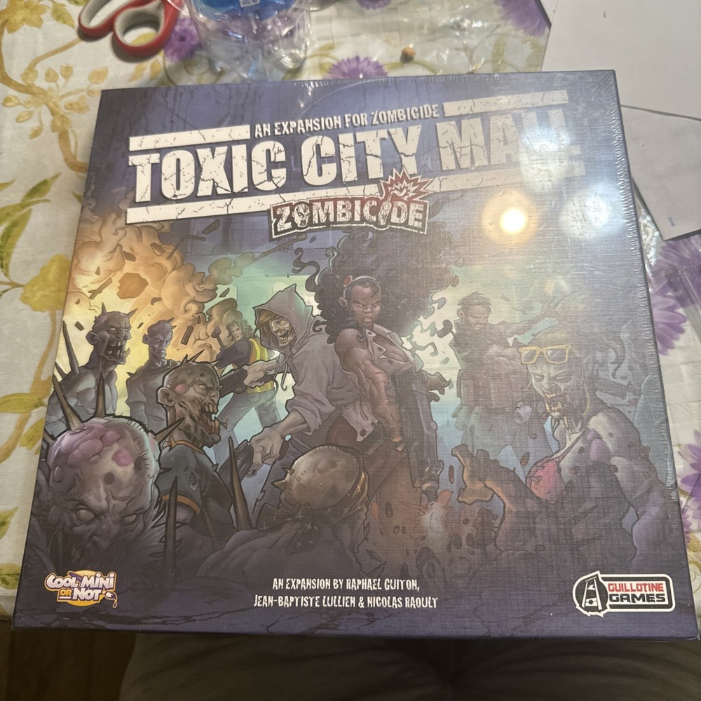 C-MON Zombicide Toxic City Mall Expansion Board Game NM And SEALED!