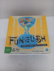 Hasbro Funglish NIB Sealed Board Game Ages 12+,3+ Players