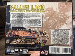 FALLEN LAND A Post-Apocalyptic Board Game 100% COMPLETE 2016