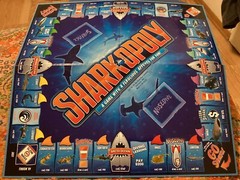 SHARKOPOLY, COMPLETE GAME FEROCIOUS APPETITE FOR FUN; JAWS,GREAT WHITE/FREE P &H