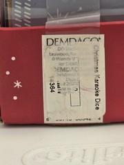 DEMDACO Christmas Karaoke Dice (Holiday Party Starter) Used: FREE SHIPPING