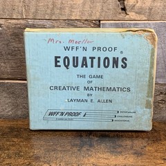 Vintage WFF’N PROOF Equations The Game Of Creative Mathematics Layman Allen