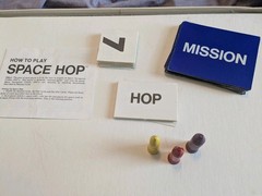 SPACE HOP Game of the Planets Game Cards And Pieces Teaching Concepts 1973