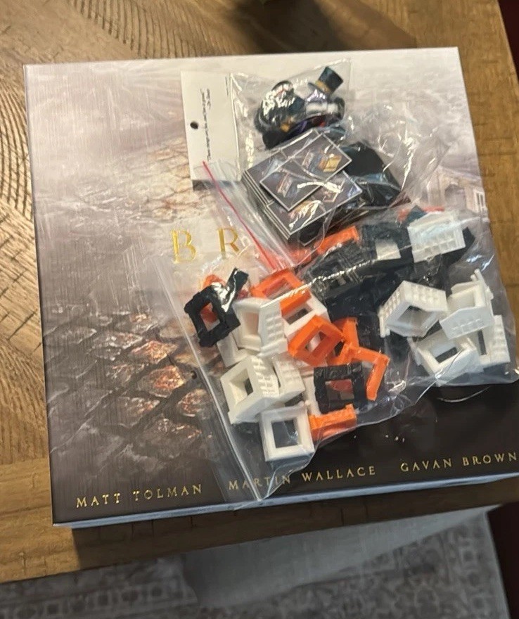 BRASS BIRMINGHAM Deluxe Board Game with IRON CLAYS Plus Extra Clays + More