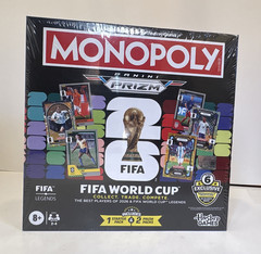 SEALED Hasbro Monopoly: FIFA World Cup Board Game w/ Starter Pack & 2 Prizm Pack