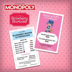 Monopoly: Strawberry Shortcake Board Game, Buy, Sell & Trade Locations Like B…