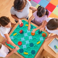 Kids Toy Board Games – Logical Road Builder Large Board 56 x 56cm L…