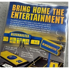 Big Potato Games Blockbuster Movie Trivia Game Video Games TV Shows Retro NWT