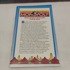 Monopoly Deluxe Edition 1995 Instructions Manual GUC