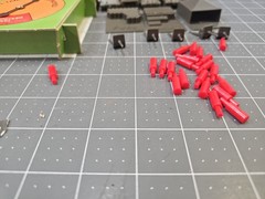 Parts 1975 Vintage Tank Battle Game by Milton Bradley 85% Of Parts Only #4508