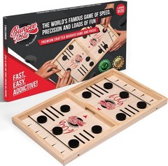 Fast Sling Puck Game – Your Speed and Accuracy with This Fast-Paced Wooden A…