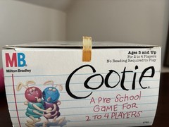 Milton Bradley Cootie 1986 Vintage Bug Board Game Complete