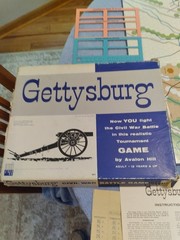 Avalon Hill, Gettysburg 1961 Civil War Game (green back token edition)