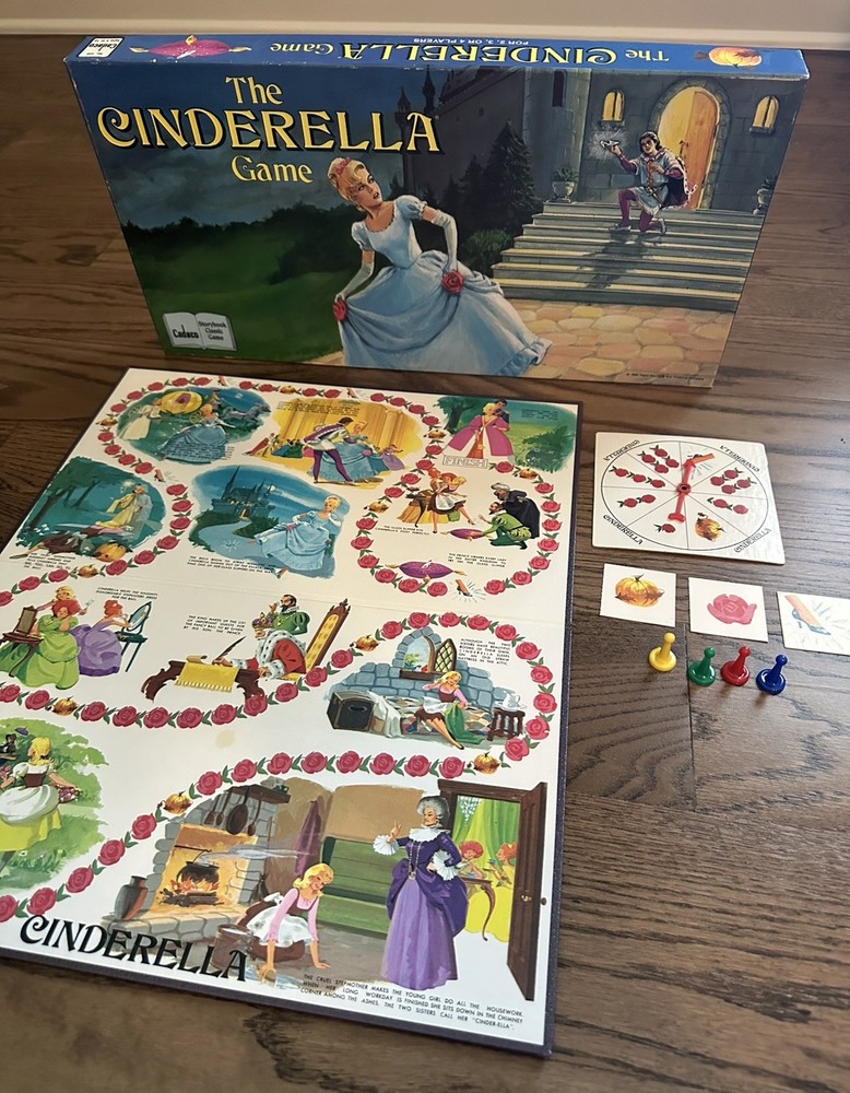 Vintage Cadaco The Cinderella Game – A Storybook Classic – 1987 1988