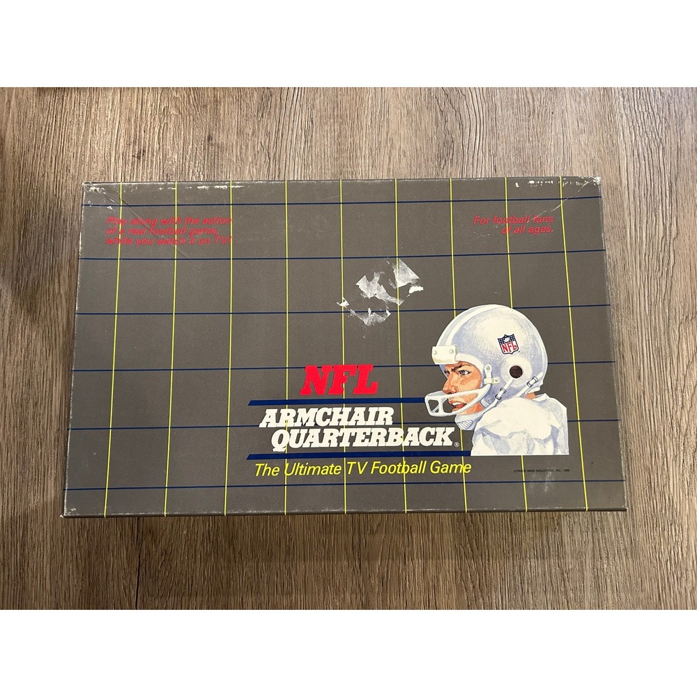 Trade Wind NFL Armchair Quarterback Unisex OS Gray Good Vintage 1986 TV Game