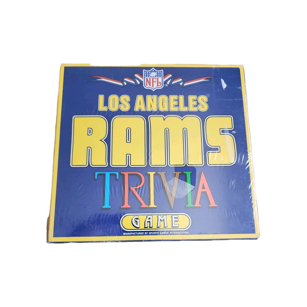 New Los Angeles Rams Football Trivia Board Game Vintage Sealed NFL Licensed 1986