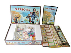 Nations (Board Game, 2013) strategy civilization Lautapelit Asmodee COMPLETE