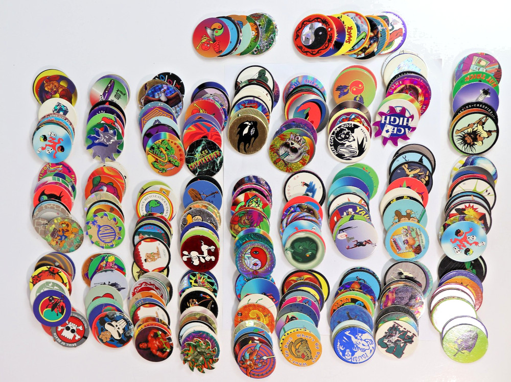 Radical 90s POG Collection Lot (285 Total Discs) – Marvel, Poison, Pogman!