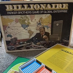 COMPLETE 1973 Billionaire Parker Brothers Game of Global Enterprise Vintage