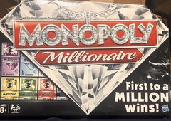 Monopoly Millionaire Edition Board Game – First to a Million Wins, Luxury Theme