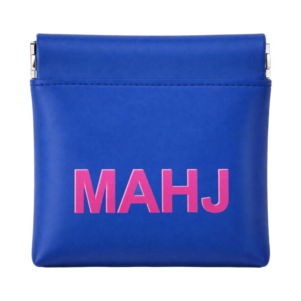 Mahjong Dice Bags 3.8 x 3.9 in PU Squeeze Mahjong Pouch Mini Dice Coin Tiles …
