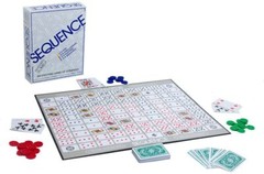 Jax Sequence – Original Sequence Game with Folding Board, Cards and Chips by Jax