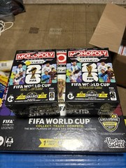 Monopoly Panini: Prizm FIFA World Cup Board Game (2026)- 2 BOOSTER BOX INCLUDED