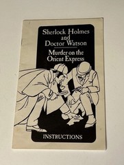 Vintage 1967 Sherlock Holmes Murder on the Orient Express Board Game Complete