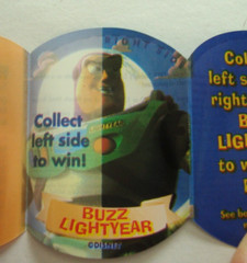 Minute Maid 1995-96 Toy Story game pieces – lot of 10