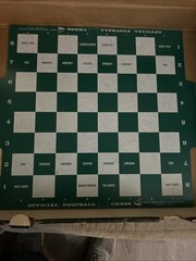 Vintage 1967 Diversified Creations Official Football Chess Set. COMPLETE