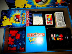 Monopoly Pokémon Collector’s Edition Board Game 100% COMPLETE-6 POKEMON MOVERS!