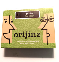 New Sealed Orijinz Quotes Game First Edition 16 Years and Older 2 + Players