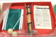 1950s 1960s Universal England Complete Unused Table Tennis Ping Pong Game Orig