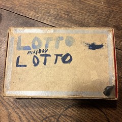 Rare 1931 All-Fair Toys And Games “Playboy Lotto” #506 Bingo Style Game Complete