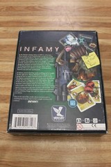 Infamy Board Game from Mercury Games Travis R. Chance Gently Used