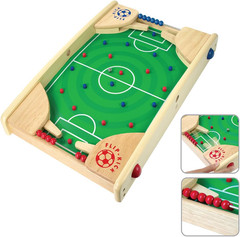 Flipkick Wooden Tabletop Soccer Game – Fun Indoor Sport for Kids & Family