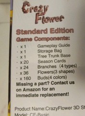 Crazy Flower Standard Edition 3D Strategy Stacking Tree Game New