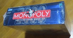 Sealed New Monopoly Millennium Edition 2000 Board Game Y2K Blue Metal Tin