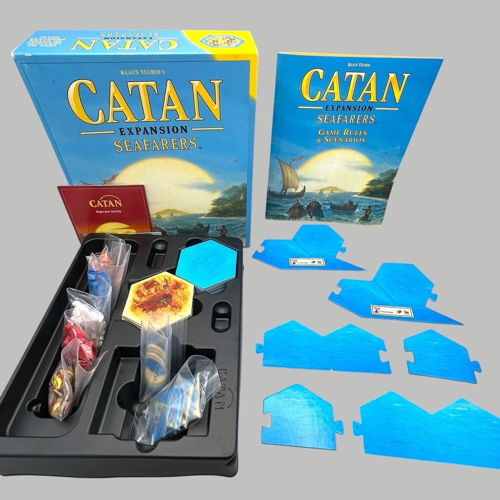 Catan Expansion Seafarers 2016 PLUS 5-6 Player Expansion Set Complete Used/New