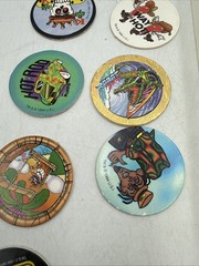 Vtg 1994 World POG Federation Micro Tournament Game Pack Case Board Lot 28