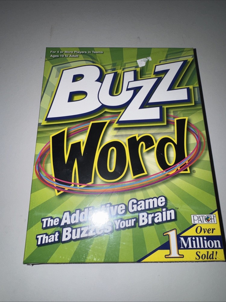 BUZZ WORD Game for Family Game Night Fun 2017 Play Monster SEALED NOS NEW