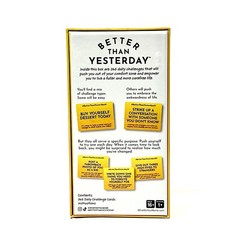 Better Than Yesterday Self Help 365 Daily Challenges Mindfulness Game Complete