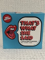 That’s What She Said Party Game New Edition Adult Card Game Ages 17+