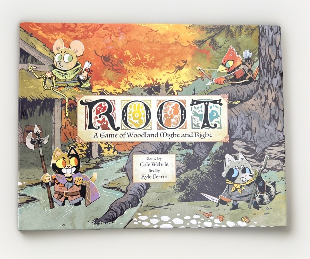 Root Woodland Might & Right Strategy Board Game 2024 Base Leder COMPLETE