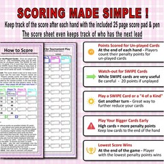 3Z Living Swipe Card Game – Fun & Strategy for14+, Adults, Seniors – 2 to 8 P…