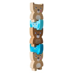 306705 Stacking Toy Forest Friends, Plug & Stacking Game Ages 2 and Up, Made i…