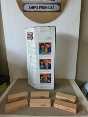Replacement 1986 VINTAGE Jenga Box Original Milton Bradley w 6 replacement parts